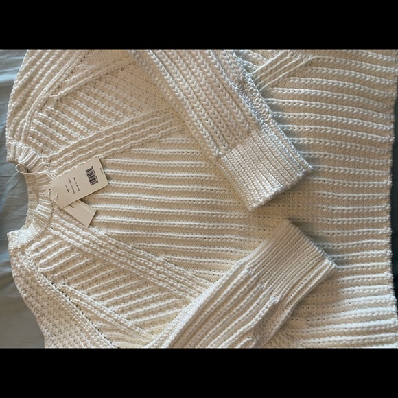 Vince Mixed Rib Crew Sweater - Picture 4 of 6